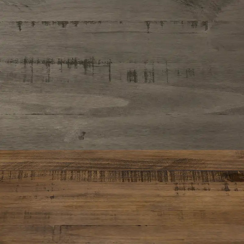 72" Solid Pine Farmhouse Trestle Dining Table – Grey/Brown or Rustic Oak/White Wash, Seats 6