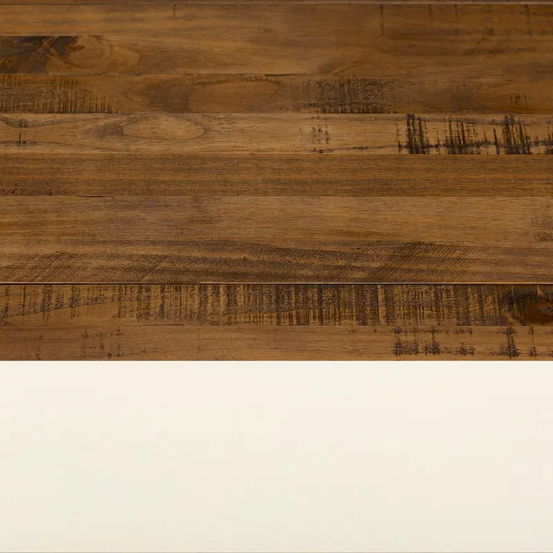 72" Solid Pine Farmhouse Trestle Dining Table – Grey/Brown or Rustic Oak/White Wash, Seats 6