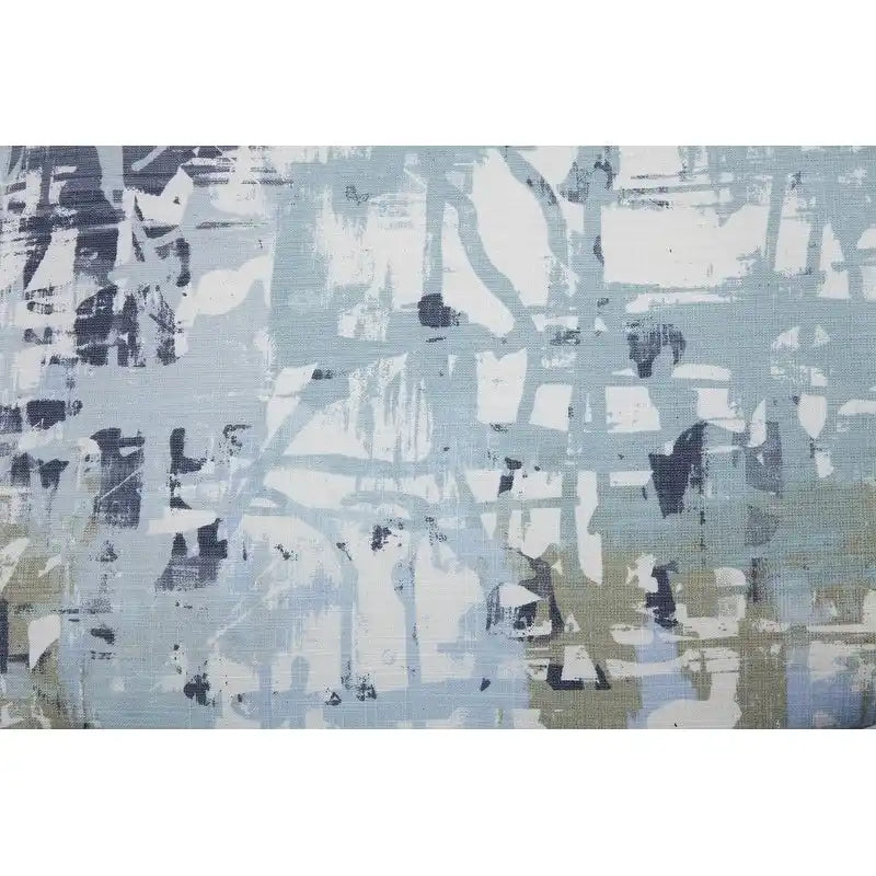 Armless Accent Side Chair with Patterned Upholstery – Multi-Color, Modern Style, Seats 1