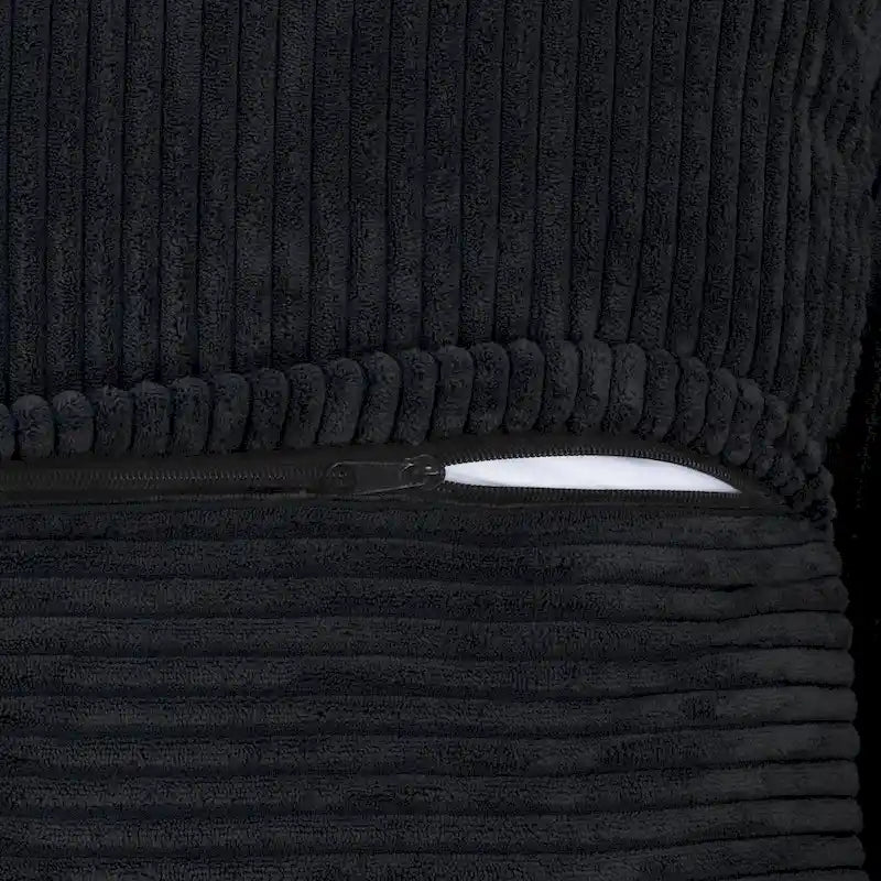 102 Oversized Corduroy Sectional Sofa Modern Wide Couch