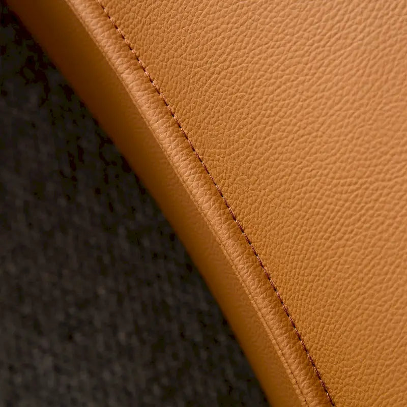 L-Shaped Leather Sectional Sofa with Chaise  Large Luxe Couch for Living Room