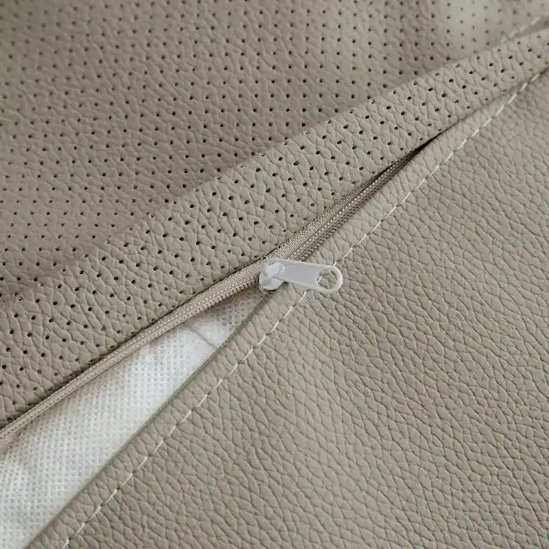 L-Shaped Leather Sectional Sofa with Chaise  Large Luxe Couch for Living Room