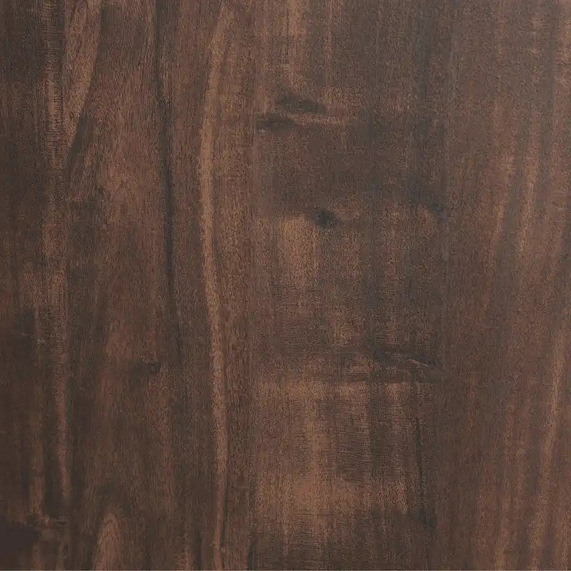 60" TV Stand with Cable Management & Open Shelf – Dark Walnut / Brown / Grey, Classic Style, for TVs up to 65"